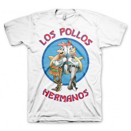 T-shirt Breaking Bad Los Pollos Hermanos maglia Uomo ufficiale serie tv