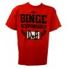 T-shirt Simpsons birra Duff beer binge responsibly Simpson Maglia Uomo ufficiale