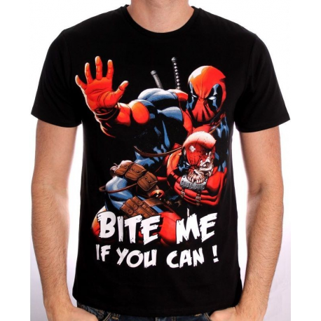 T-Shirt Deadpool bloody attack Marvel maglia Uomo ufficiale by Timecity