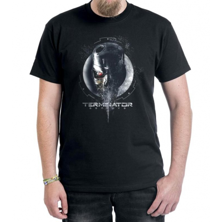 T-Shirt Terminator - I'll Be Back Schwarzenegger T-800 maglia Uomo Timecity