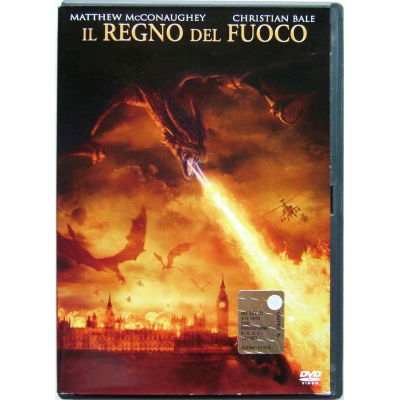 Dvd Il Regno del Fuoco - Ologramma tondo con Christian Bale 2002 Usato