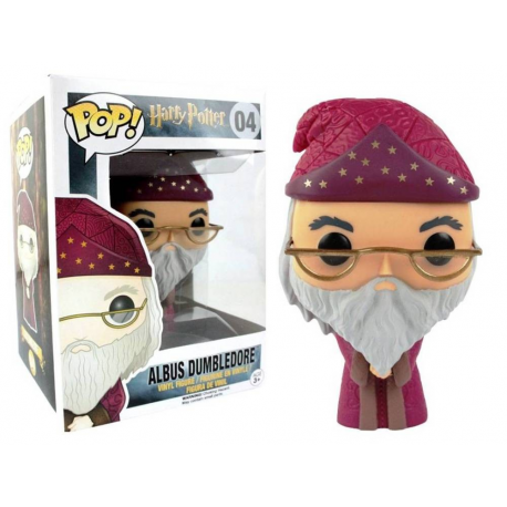 Figura vinile Harry Potter Albus Dumbledore Silente Pop Funko Vinyl