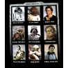 T-shirt Star Wars Facce shaded face grid Maglia Uomo ufficiale Guerre stellari