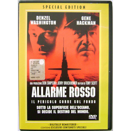 Dvd Allarme Rosso di Tony Scott 1995 con Ologramma tondo Usato