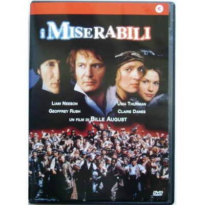 Dvd I Miserabili di Bille August 1998 Usato