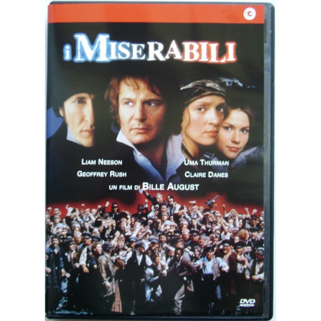 Dvd I Miserabili di Bille August 1998 Usato