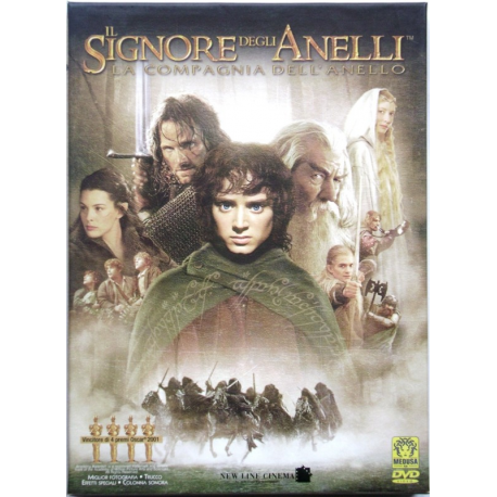 Dvd Il Signore degli Anelli - La Compagnia dell'Anello - Custom case