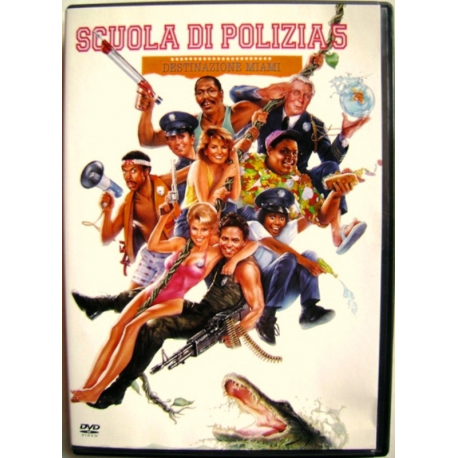 Dvd Scuola di Polizia 5 - Destinazione Miami 1988 Usato raro fuori catalogo