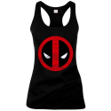 Canottiera Deadpool angry face Logo Women Tank top donna ufficiale Marvel