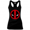 Canottiera Deadpool angry face Logo Women Tank top donna Marvel