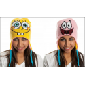 Berretta Spongebob Squarepants & Patrick Reversible Laplander Beanie Nickelodeon