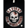 T-shirt The Walking Dead Saviors New World Order Skull maglia Uomo