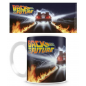 Tazza in ceramica Back To The Future - Delorean Fire Tracks Mug 10 cm ufficiale