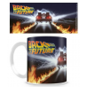 Tazza in ceramica Back To The Future - Delorean Fire Tracks Mug