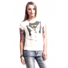 T-shirt Batman logo blouse fake tie maglia Donna ufficiale DC Comics
