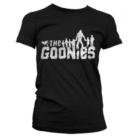 T-shirt The Goonies Logo silhouette maglia Donna by Hybris