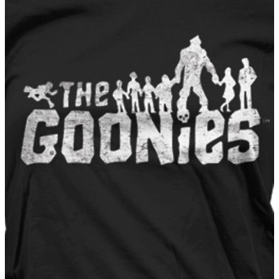 T-shirt The Goonies Logo silhouette maglia Donna by Hybris