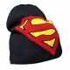 Superman Logo Junior Beanie Winter Hat DC Comics