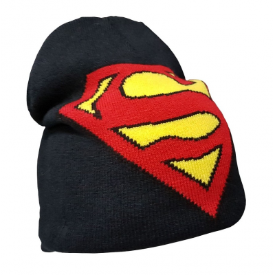 Berretta Superman Logo Junior Beanie Winter Hat DC Comics