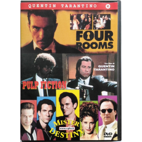 Dvd Quentin Tarantino box Four Rooms - Pulp fiction - Mister Destiny