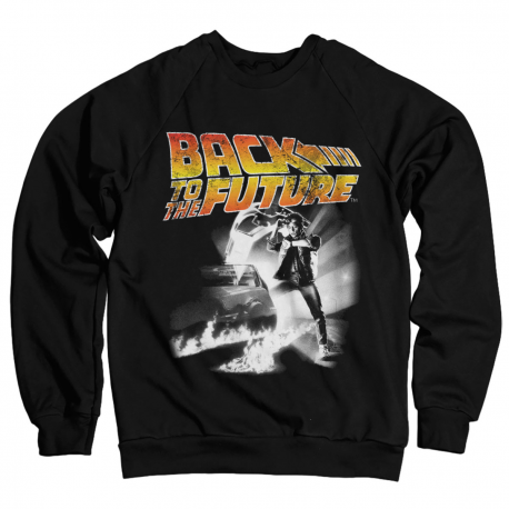 Back To The Future Poster Sweatshirt man Hybris