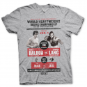 T-Shirt Rocky World Heavyweight Boxing Championship Post maglia uomo Hybris