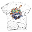 T-shirt Back To The Future Part II vintage Delorean Time machine maglia Uomo