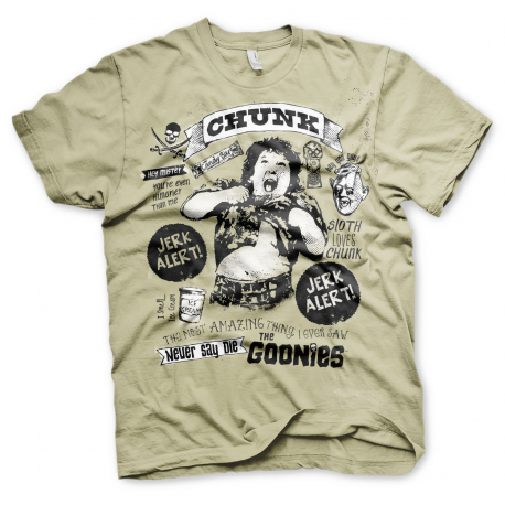 T-shirt The Goonies - Chunk Jerk Alert 