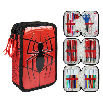 Astuccio con accessori Marvel Spider-Man Giotto triple pencil case