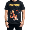 T-shirt Pulp Fiction Poster Mia Smoking Stance men