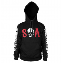 Felpa con cappuccio Sons Of Anarchy - S-O-A logo Hoodie sweatshirt Uomo Hybris
