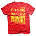T-Shirt Marvel The Avengers Stark Industries slogan Changing World maglia Uomo