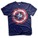 T-shirt Marvel Comics - Captain America Distressed Shield maglia Uomo Hybris