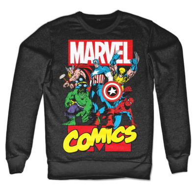 Felpa Marvel Comics Heroes supereroi Sweatshirt maglione Uomo Hybris