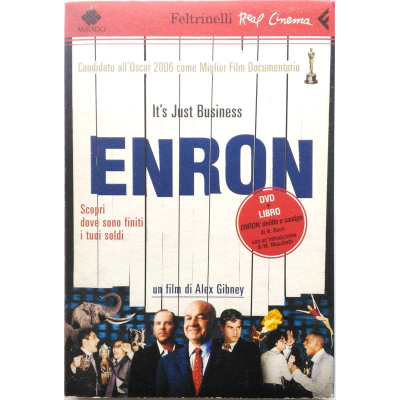 Dvd Enron - L'economia della truffa - ed. Real Cinema con Libro 2005 Usato