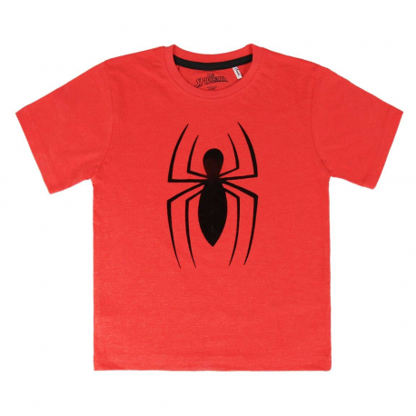 T-shirt Marvel Spider-Man black spider logo maglia Kids Bambino Cerdà