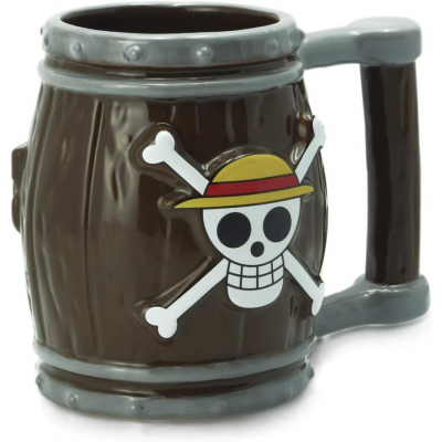 Tazza in ceramica Barile One Piece Pirate Barrel 3D Mug ABYstyle