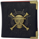 Portafoglio One Piece pirate Skull metal logo Premium Wallet ABYstyle