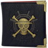 Portafoglio One Piece pirate Skull metal logo Premium Wallet ABYstyle
