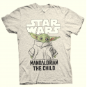 T-shirt Star Wars Mandalorian The Child Baby Yoda maglia Uomo ufficiale Hybris