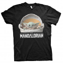 T-shirt Star Wars Mandalorian Child Baby Yoda Crib maglia Uomo ufficiale Hybris