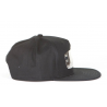 Cappello Naruto Konoha metal logo black Snapback Cap Hat Animus