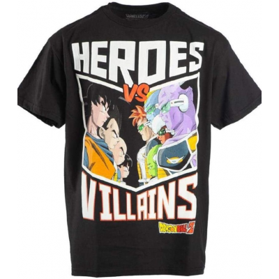 T-shirt Dragon Ball Z Heroes vs Villains maglia Child bambino ufficiale Bioworld