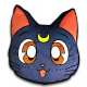 Cuscino Sailor Moon Luna cat Cushion 37cm ABYstyle
