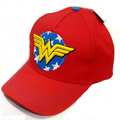 Cappello DC Comics Wonder Woman Logo red adjustable cap