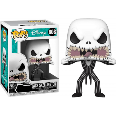 Nightmare Before Christmas Jack Skellington Scary Face Pop! Funko vinyl figure