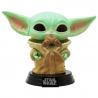 Star Wars Mandalorian The Child Baby Yoda with Frog Pop! Funko