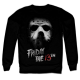 Felpa Friday The 13th Jason mask Venerdì 13 Sweatshirt maglione Uomo Hybris