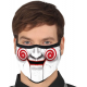 Mascherina Halloween Saw L'enigmista Jigsaw mouth reusable mask 3 layers