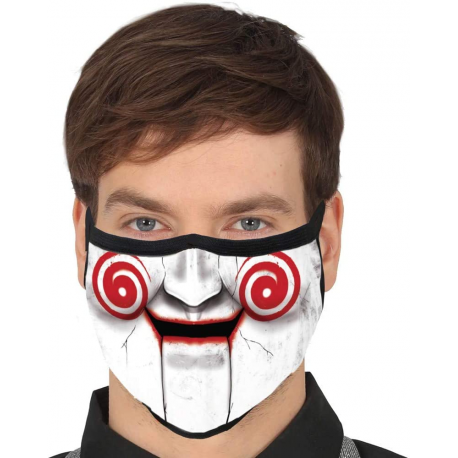 Mascherina Halloween Silence of the Lambs Hannibal Lecter reusable mask 3 layers